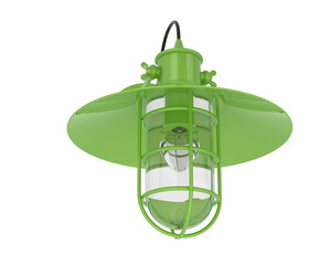 Exterior lamp isolated on transparent background. 3d rendering - illustration