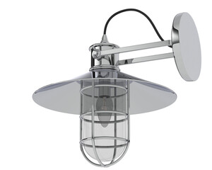 Exterior lamp isolated on transparent background. 3d rendering - illustration