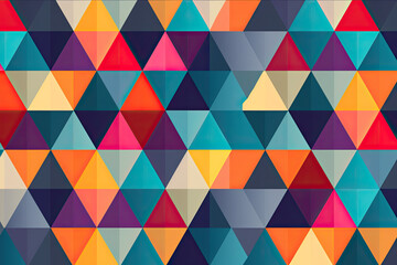 Obraz premium Geometric Seamless Pattern, Transparent background. generative AI