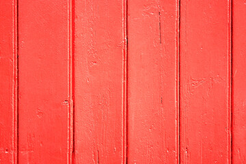 red painted wooden background