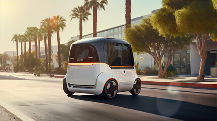Sensor auto vehicle public technology robot automobile car electricity travel delivery smart transportation