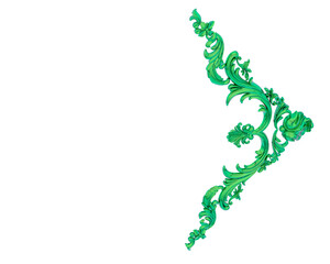 Frame isolated on transparent background. 3d rendering - illustration