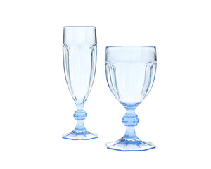Glassware isolated on transparent background. 3d rendering - illustration