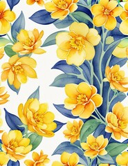 yellow flowers background