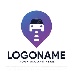 Car Location Logo Design