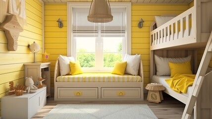Beautyful room interior with AI