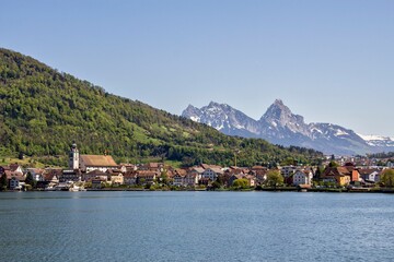 Fototapeta na wymiar Lac de Lucerne