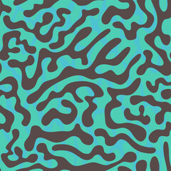 Seamless pattern with exotic animal skin. Hand drawn vector illustration.