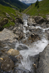 Scenery of the Source of Verdon in the Val d'Allos, France