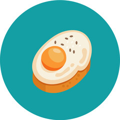 Fototapeta premium Food Icon Sticker