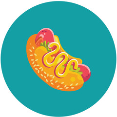 Food Icon Sticker