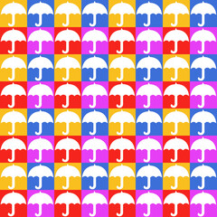 Seamless umbrella pattern