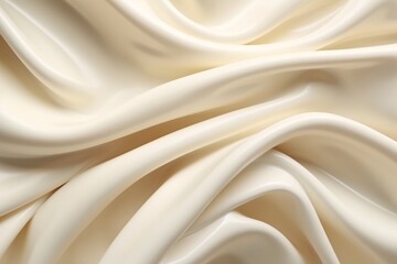 Close up of a cream  background with copy space. Generative AI technology.