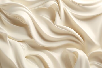 Fototapeta premium Close up of a cream background with copy space. Generative AI technology.