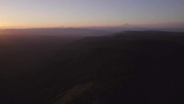 Hazy Mountains on the Horizon
