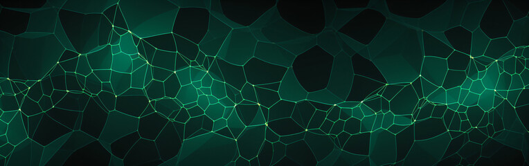 some topology dense votanic abstract poster background pattern, green on black background, subdued color p1