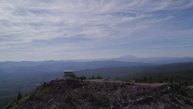 Firewatch Tower on a Mountain