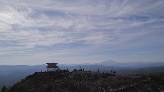 Firewatch Tower on a Mountain