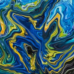 Obraz premium Abstract marble resin art print for fabrics and wrapping paper and textbooks and packaging and textiles