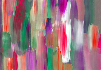 Pink green acrylic oil painting texture