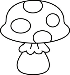 Doodle cute illustration. Kawaii characters for childrens coloring book