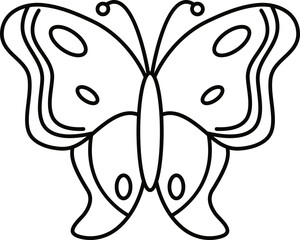 Doodle cute illustration. Kawaii characters for childrens coloring book