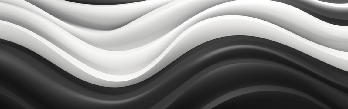 3d wavy, abstract background, black and white, 3d vector image perspective, ultra-detailed, vibrant shapes, stripes and shapes p3