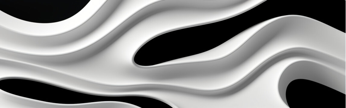 3d wavy, abstract background, black and white, 3d vector image perspective, ultra-detailed, vibrant shapes, stripes and shapes p5