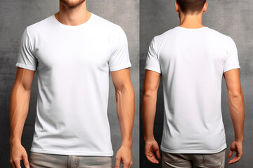 white t shirt mockup on a mannequin