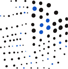 Pattern with dots. Vector background