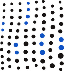 Pattern with dots. Vector background