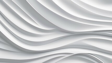White abstract texture, white waves, background