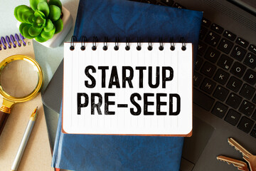 Startup Pre-Seed is shown using a text