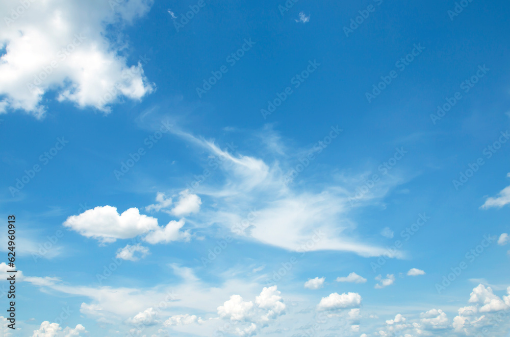 Wall mural the vast blue sky and clouds sky