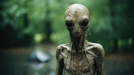 Alien Enigma: Mysterious Creature from Another World Generative AI