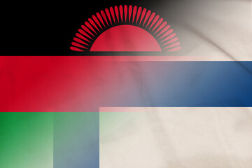 Malawi and Finland state flag transborder negotiation FIN MWI