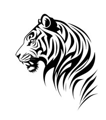Tribal Tiger Vector