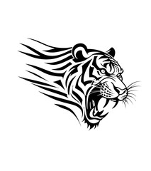 Tribal Tiger Vector