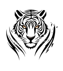 Tribal Tiger Vector