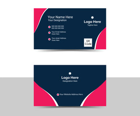 Double-sided creative business card template