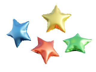 isolated/cut out colorful balloon.