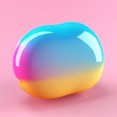 Expressive Connectivity: 3D Render of Speech Bubble Icon Emphasizing Communication Generative AI