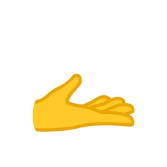 All type of hand emojis, gestures, stickers, emoticons flat illustration symbols set, collection. Hands, handshakes, muscle, finger, direction, like, unlike, fingers collection, illustration vector 