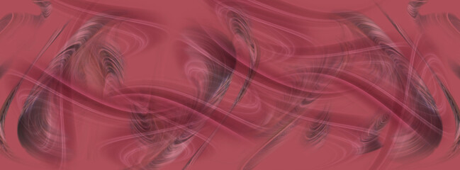 Abstract flowing on pink bakground digital art