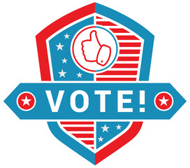 Election and vote campaign icon government politician questionnaire candidate choose vector flat