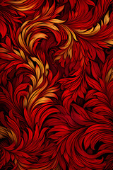 seamless floral pattern, generative ai