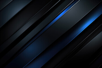 Obraz premium Geometric Black and Blue Digital Abstract Background 