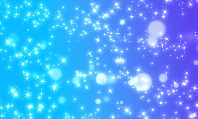 BLUE background with sparkles
