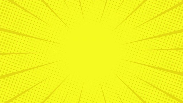 Background of radial lines for comic books on Manga speed frame superhero action and fight explosion background