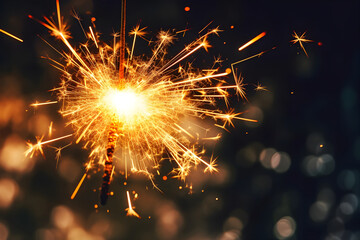 Obraz premium 手持ち花火 with generative ai